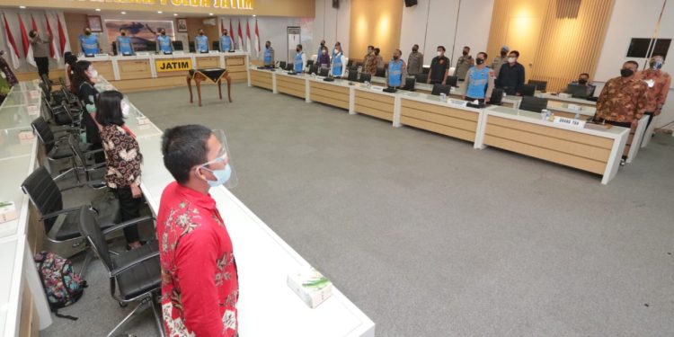 Wakapolda Jatim Pimpin Pakta Integritas Dan Pengambilan Sumpah Seleksi